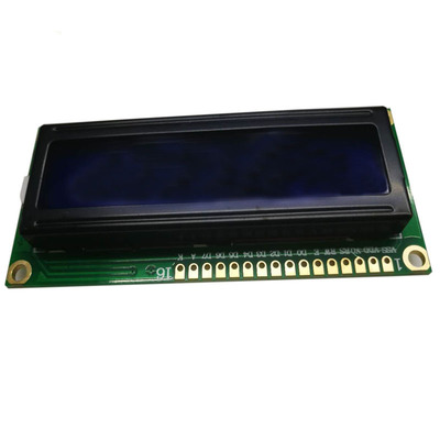 蓝色小尺寸1602液晶模块3.3V液晶显示屏LCD1602并联显示屏16*2